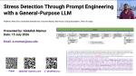 Stress detection through prompt engineering with a general-purpose LLM