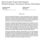 Paper Review: Lottery Ticket Hypothesis