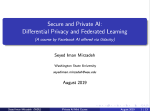 Secure and Private AI: Differential Privacy and Federated Learning
