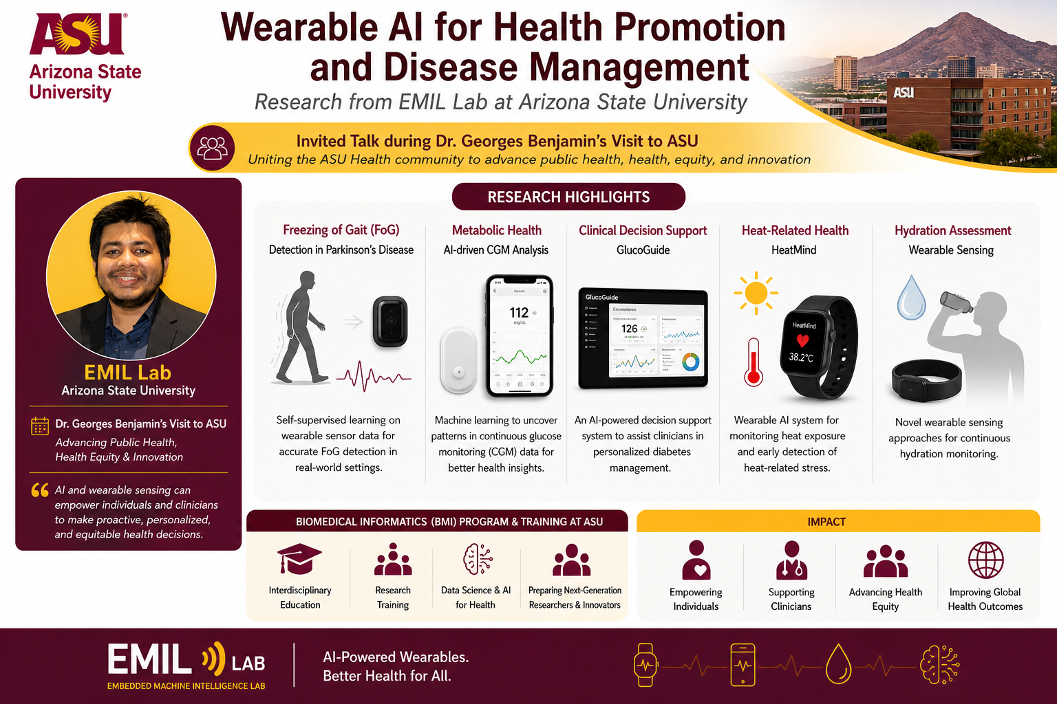 Invited talk: Wearable AI Systems for Health Promotion and Disease  Management | EMIL